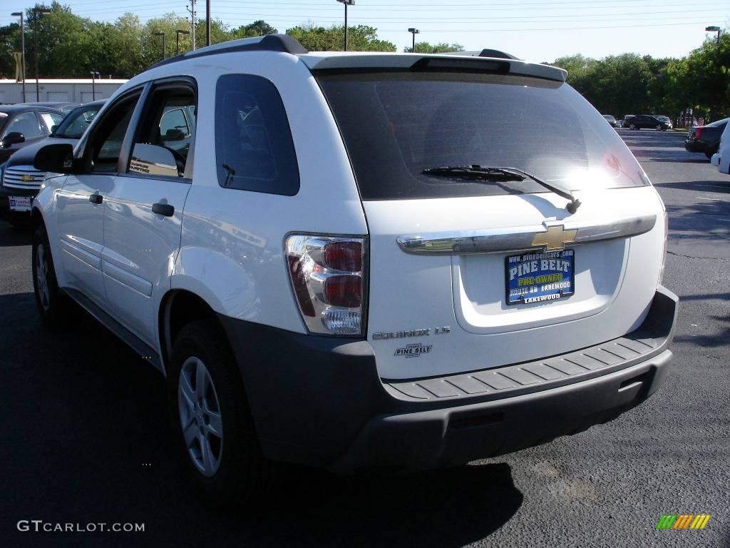 2005 Equinox LS - Summit White / Light Gray photo #4