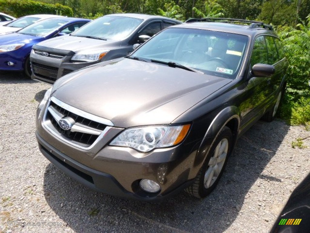 2008 Outback 2.5i Limited Wagon - Deep Bronze Metallic / Warm Ivory photo #3