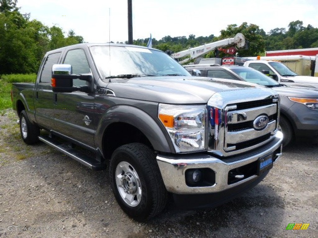 2011 F250 Super Duty XLT Crew Cab 4x4 - Sterling Grey Metallic / Steel Gray photo #1