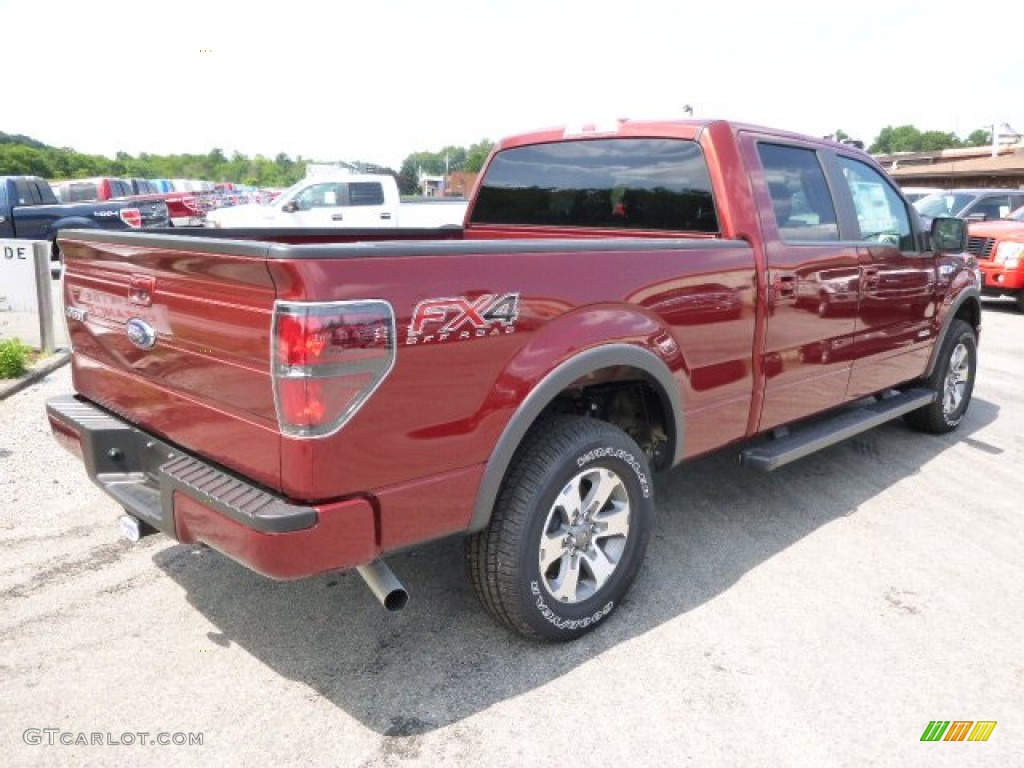 2014 F150 FX4 SuperCrew 4x4 - Sunset / Black photo #8