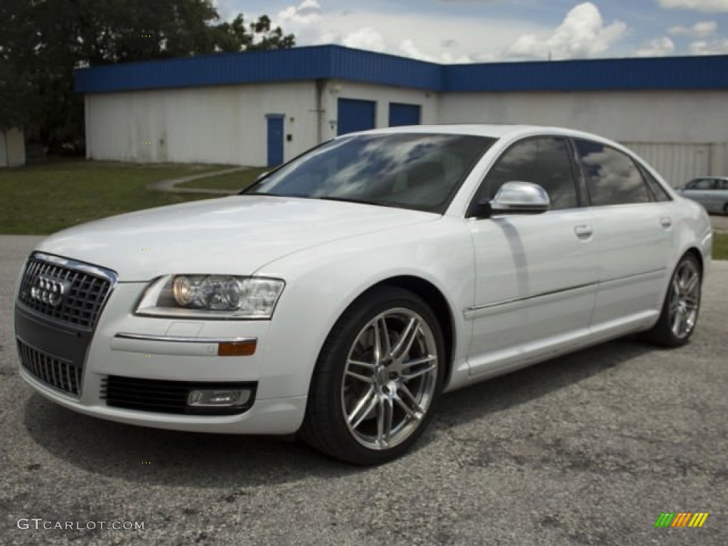 Ibis White 2009 Audi A8 L 4.2 quattro Exterior Photo #95804504