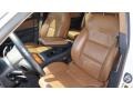 Amaretto/Black Valcona Leather Front Seat Photo for 2009 Audi A8 #95804670