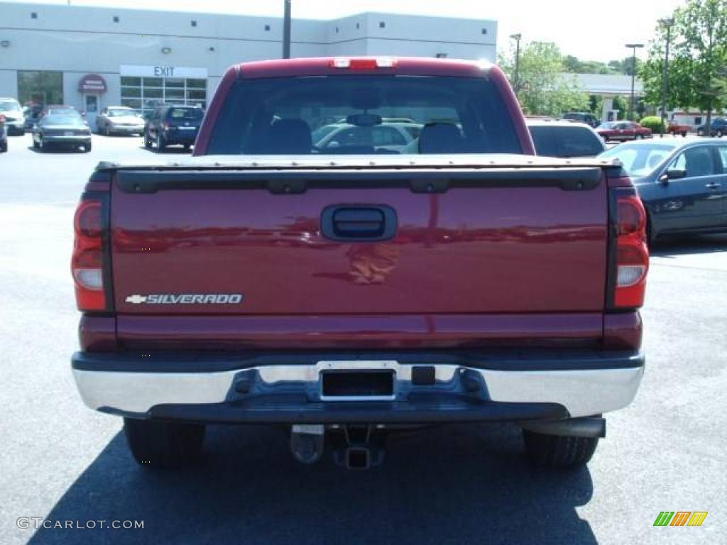 2006 Silverado 1500 LS Crew Cab - Sport Red Metallic / Dark Charcoal photo #3