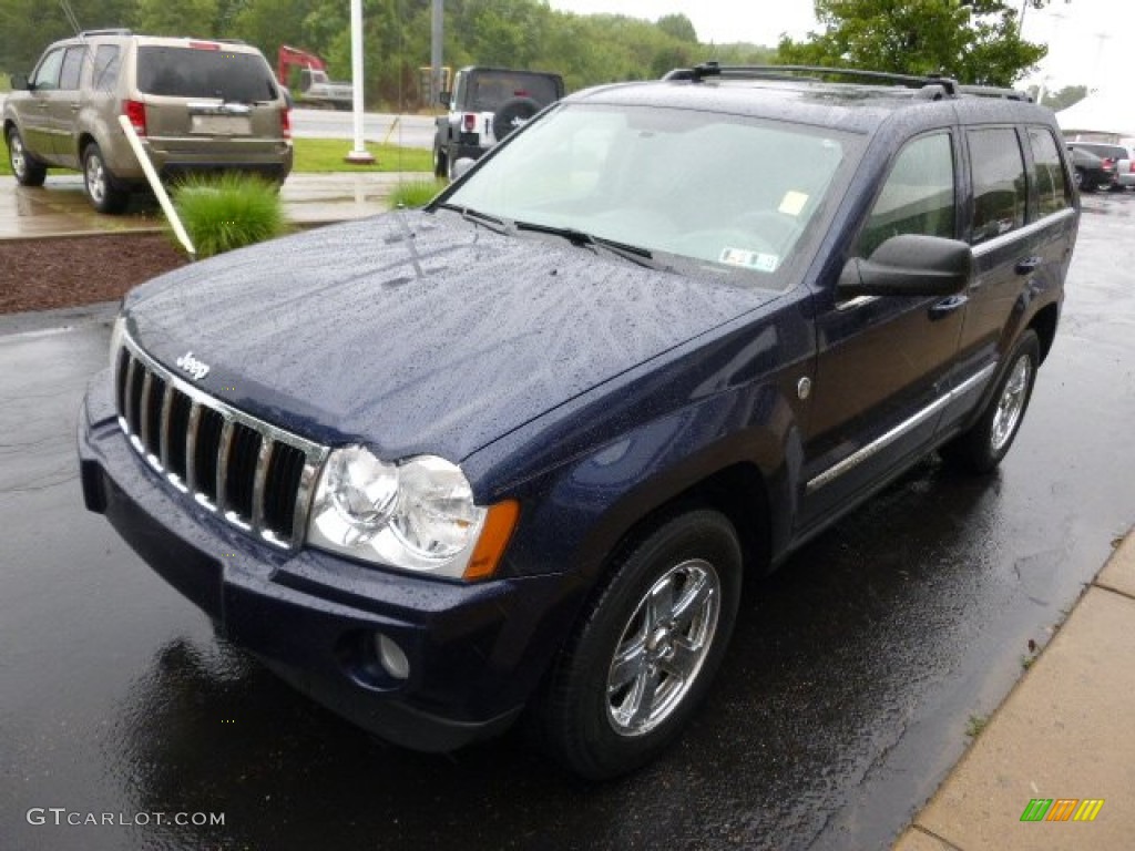 2006 Grand Cherokee Limited 4x4 - Midnight Blue Pearl / Medium Slate Gray photo #4