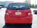 2007 Victory Red Chevrolet Aveo 5 LS Hatchback  photo #3