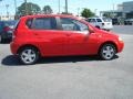 2007 Victory Red Chevrolet Aveo 5 LS Hatchback  photo #4