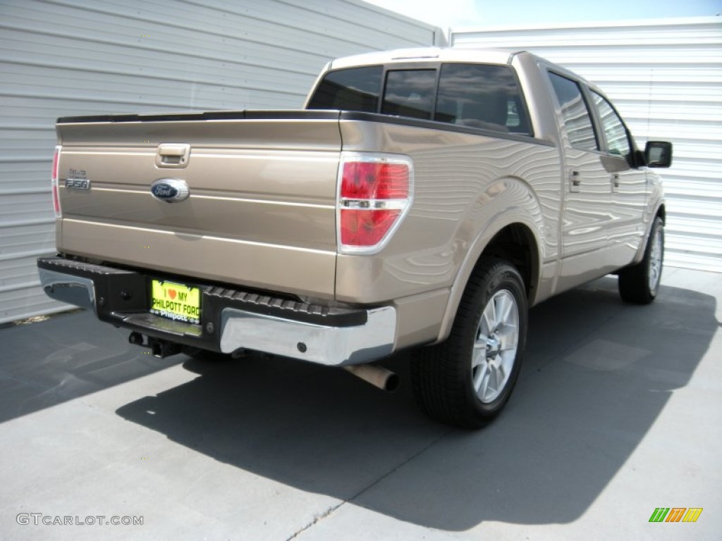 2012 F150 Lariat SuperCrew - Pale Adobe Metallic / Pale Adobe photo #4