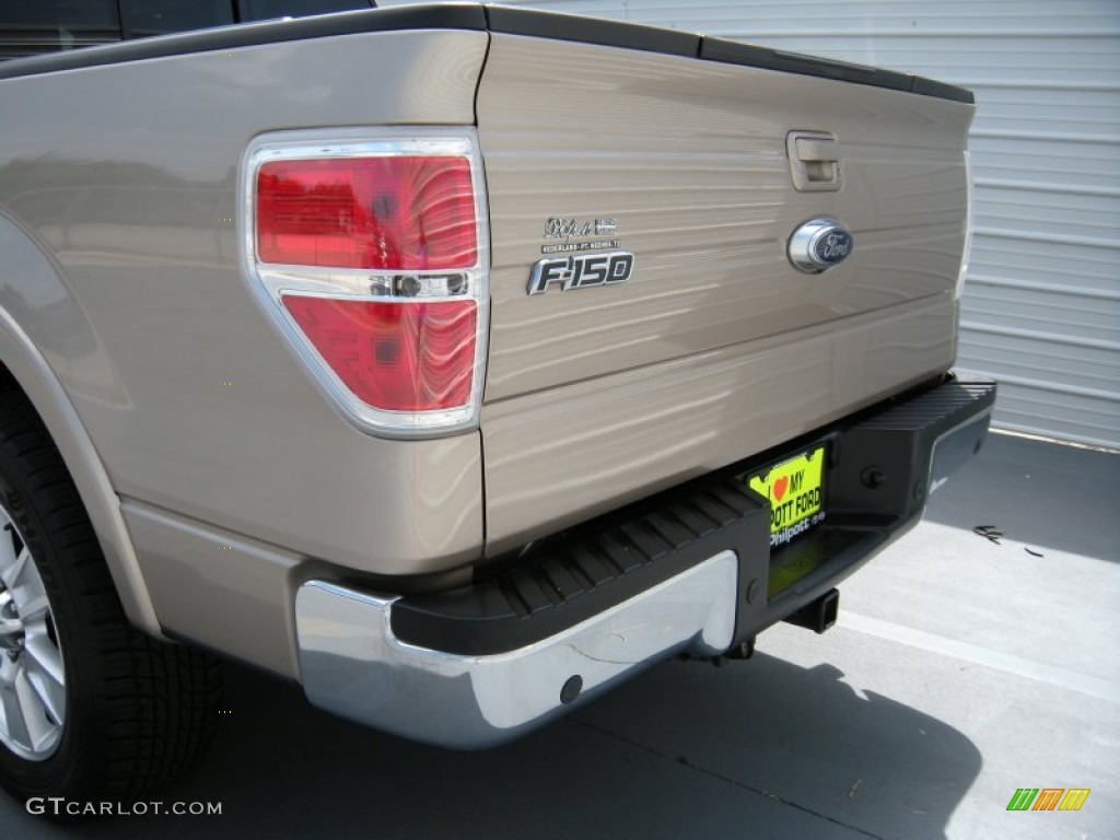 2012 F150 Lariat SuperCrew - Pale Adobe Metallic / Pale Adobe photo #22