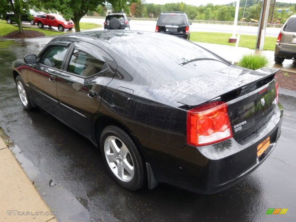 2010 Charger R/T AWD - Brilliant Black Crystal Pearl / Dark Slate Gray photo #6