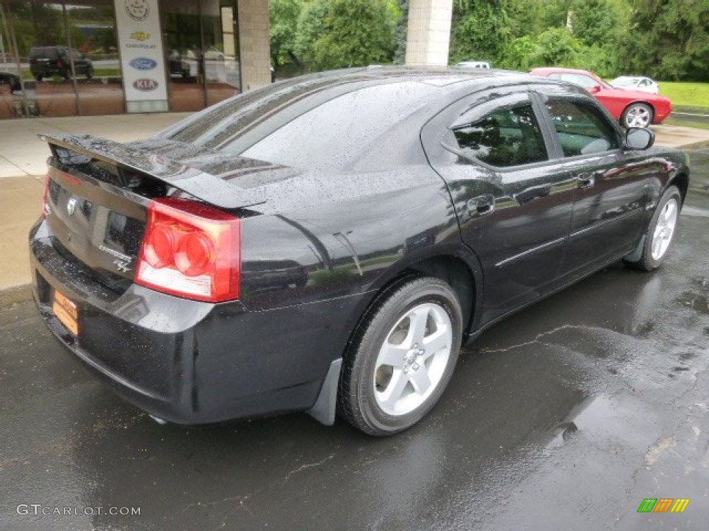 2010 Charger R/T AWD - Brilliant Black Crystal Pearl / Dark Slate Gray photo #8
