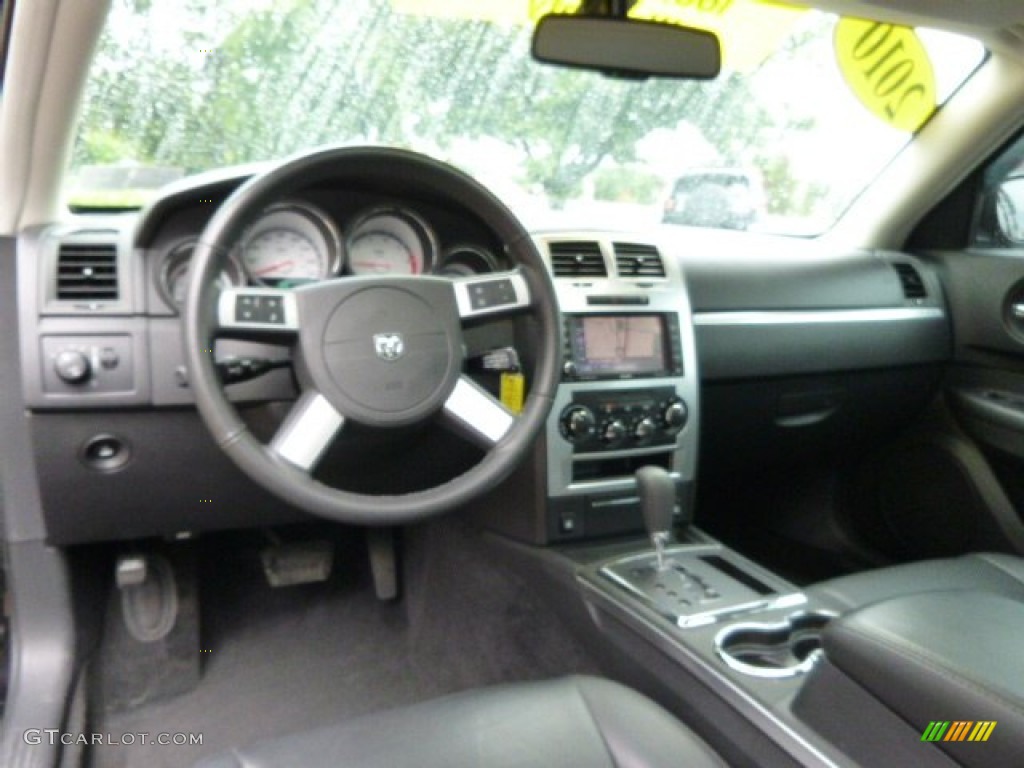 2010 Charger R/T AWD - Brilliant Black Crystal Pearl / Dark Slate Gray photo #14