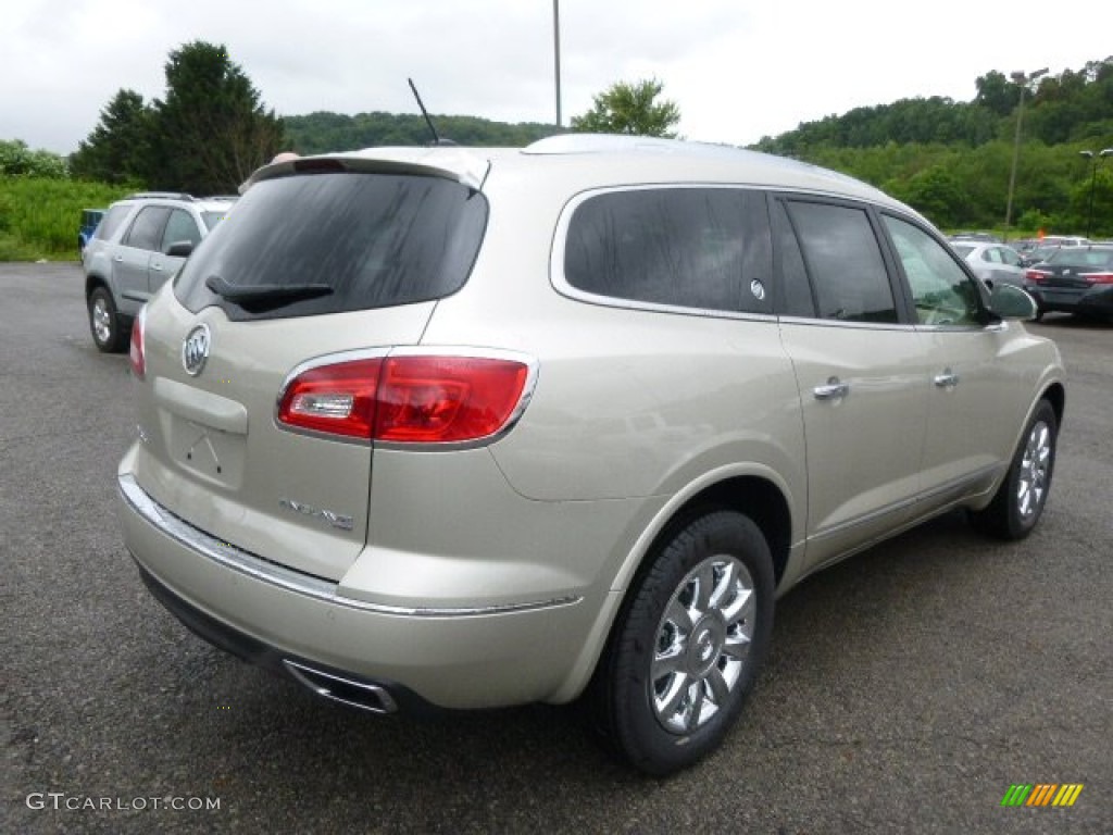 2015 Enclave Leather - Champagne Silver Metallic / Choccachino/Cocoa photo #5