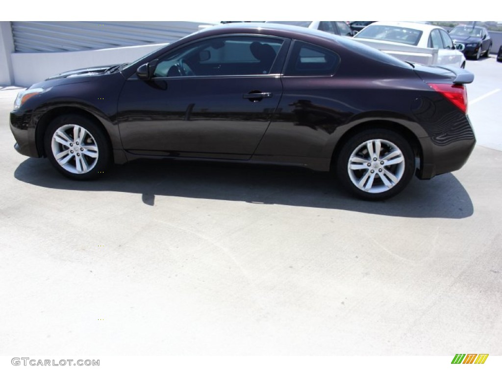 2010 Altima 2.5 S Coupe - Crimson Black / Charcoal photo #4