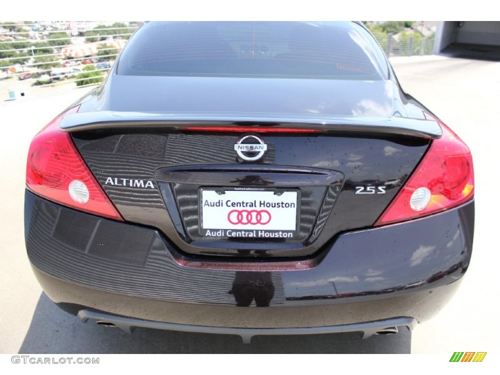 2010 Altima 2.5 S Coupe - Crimson Black / Charcoal photo #7