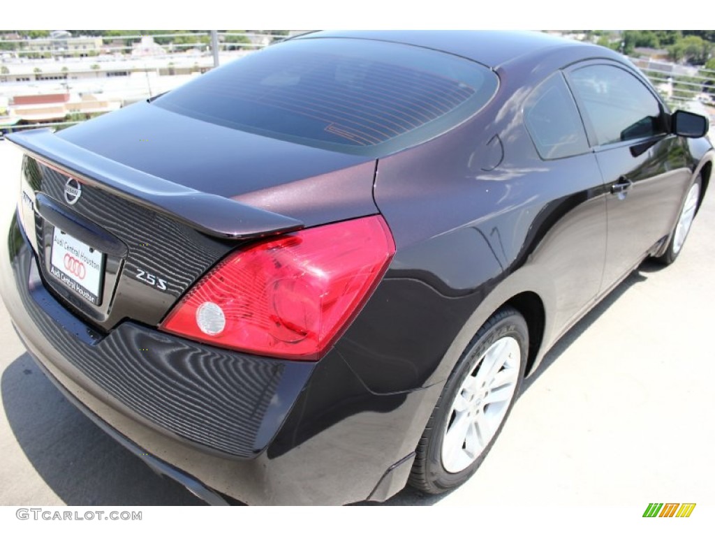 2010 Altima 2.5 S Coupe - Crimson Black / Charcoal photo #8