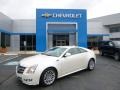 White Diamond Tricoat 2011 Cadillac CTS 4 AWD Coupe