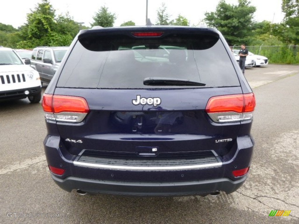 2014 Grand Cherokee Limited 4x4 - True Blue Pearl / New Zealand Black/Light Frost photo #7