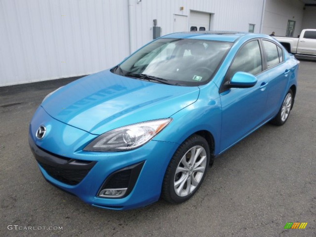 Celestial Blue Mica 2010 Mazda MAZDA3 s Grand Touring 4 Door Exterior Photo #95812719