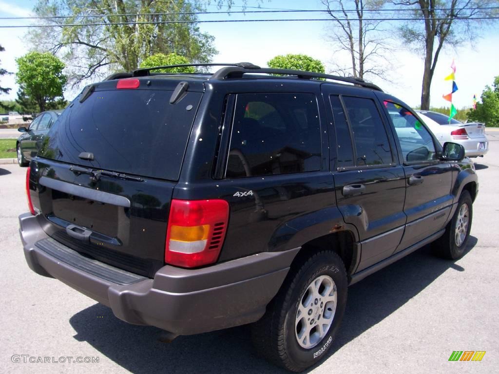 2001 Grand Cherokee Laredo 4x4 - Black / Agate photo #10