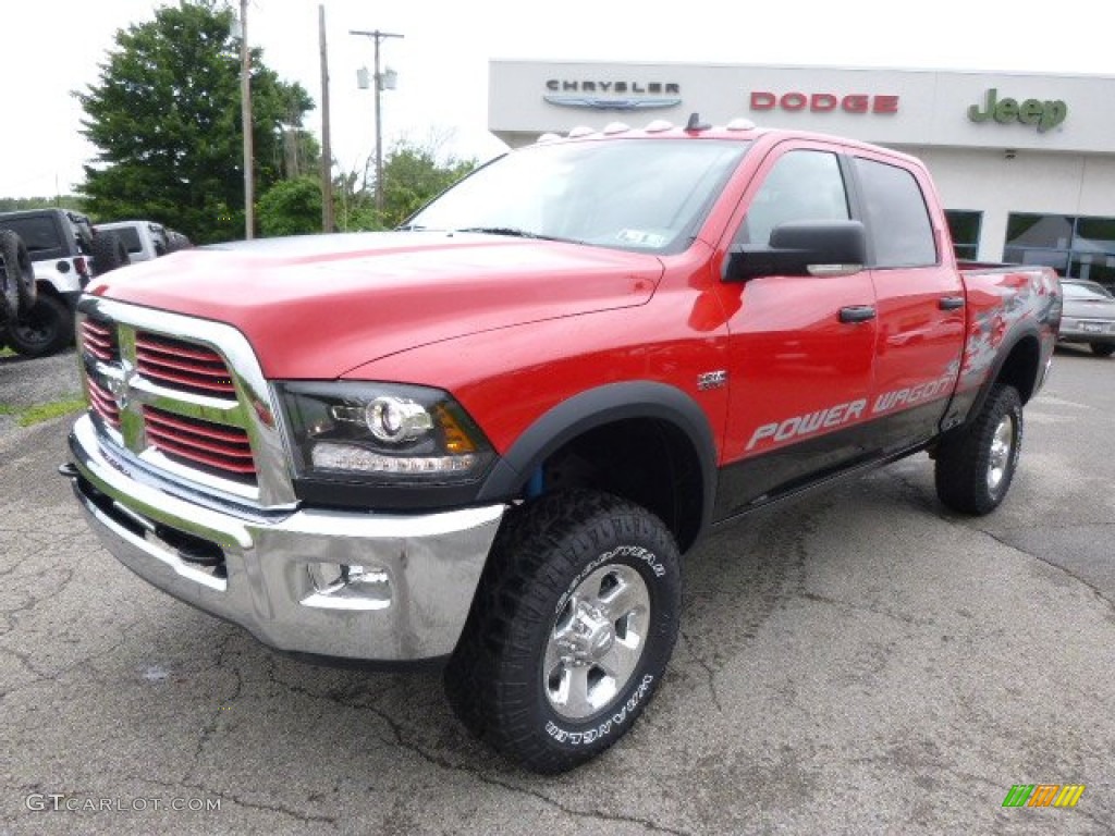 Flame Red 2014 Ram 2500 Power Wagon Crew Cab 4x4 Exterior Photo #95813316