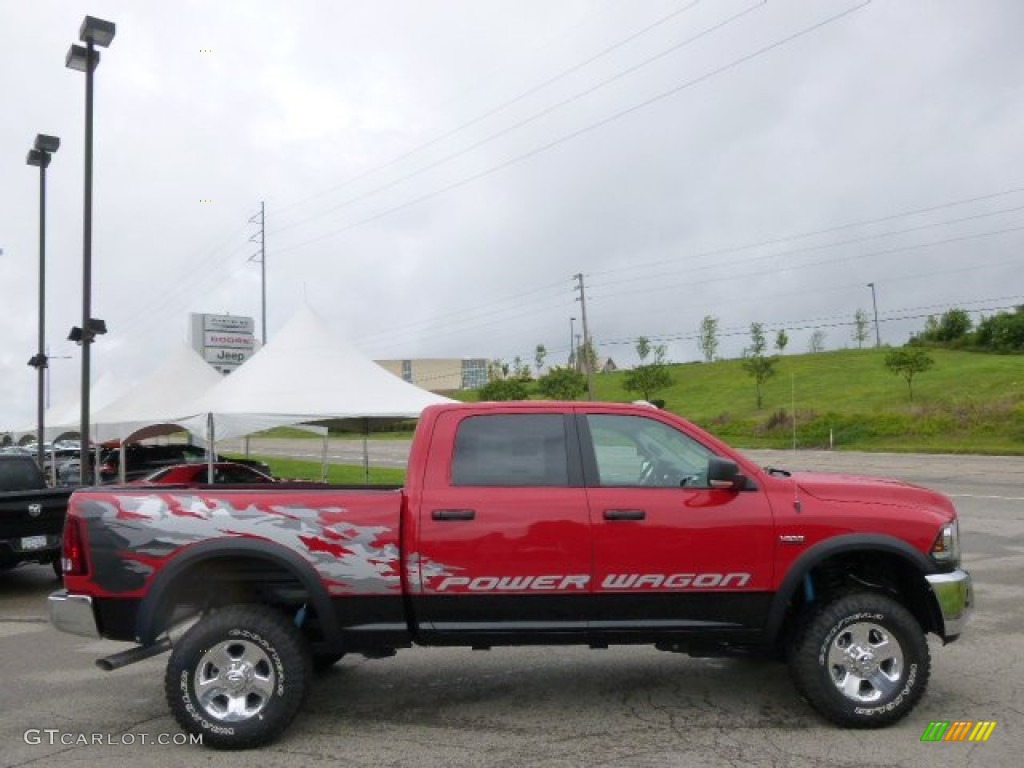 Flame Red 2014 Ram 2500 Power Wagon Crew Cab 4x4 Exterior Photo #95813388