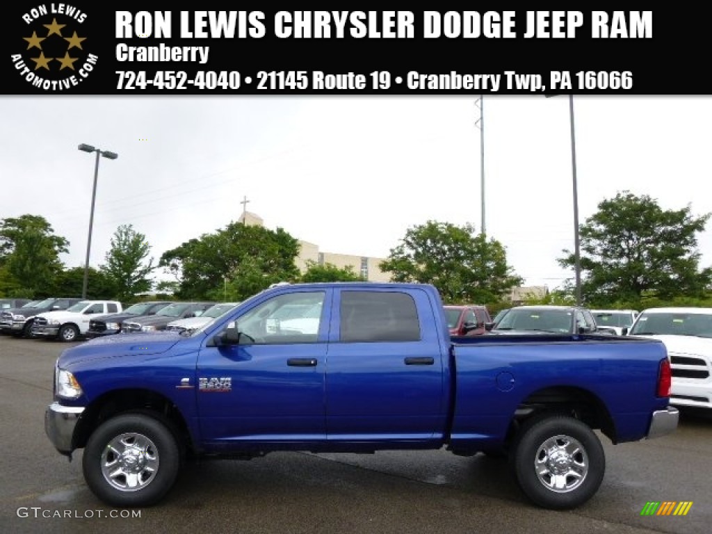 2014 2500 Tradesman Crew Cab 4x4 - Blue Streak Pearl Coat / Black/Diesel Gray photo #1