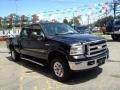 2005 Black Ford F250 Super Duty XLT Crew Cab 4x4  photo #7