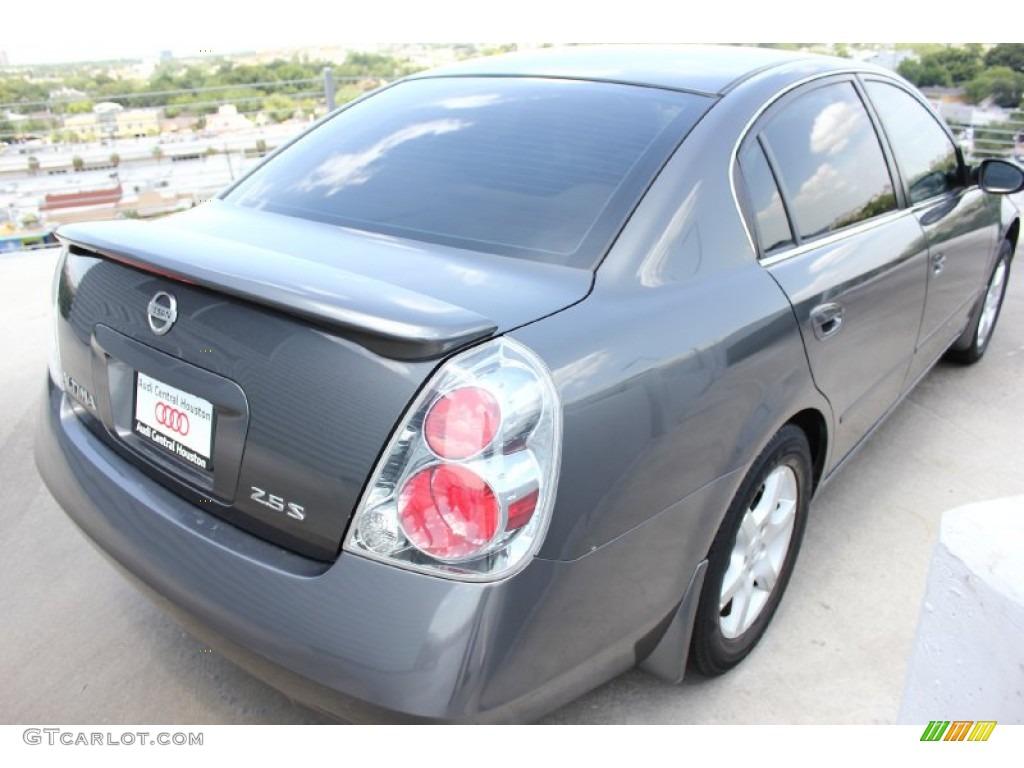 2005 Altima 2.5 S - Smoke Metallic / Blond photo #8
