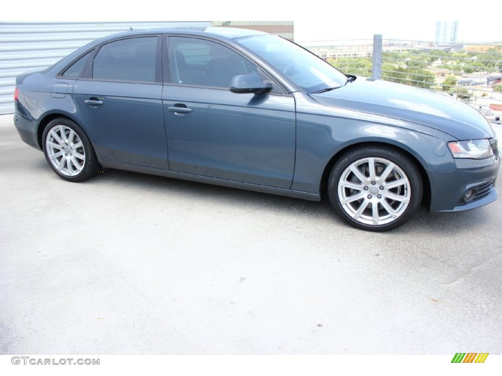 2011 A4 2.0T Sedan - Meteor Grey Pearl / Black photo #9