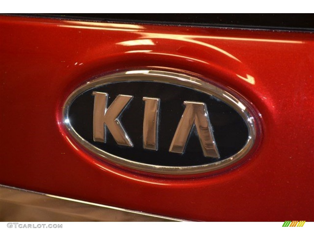 2011 Sorento LX AWD - Spicy Red / Gray photo #17