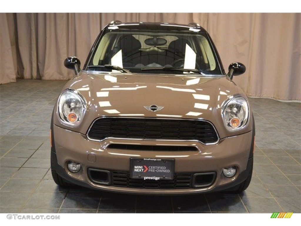 2011 Cooper S Countryman - Light Coffee / Carbon Black photo #3