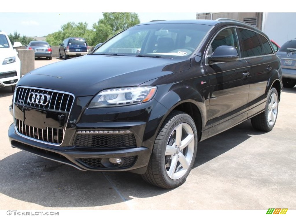 Orca Black Metallic 2015 Audi Q7 3.0 Prestige quattro Exterior Photo #95821932