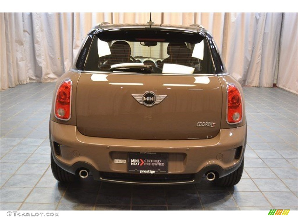 2011 Cooper S Countryman - Light Coffee / Carbon Black photo #21