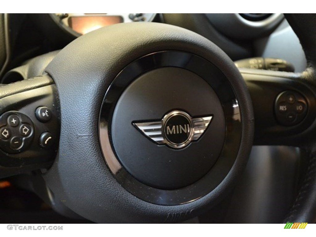 2011 Cooper S Countryman - Light Coffee / Carbon Black photo #27