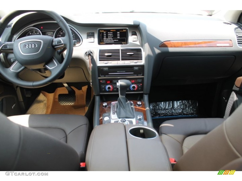 2015 Audi Q7 3.0 Prestige quattro Espresso Dashboard Photo #95822523