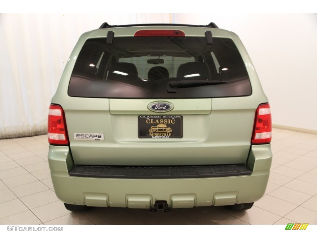 2008 Escape XLT V6 - Kiwi Green Metallic / Stone photo #14