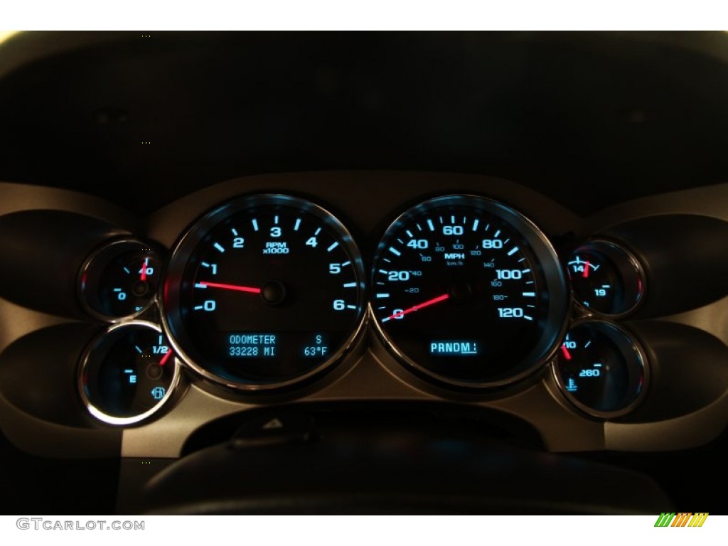 2013 GMC Sierra 1500 SLE Extended Cab 4x4 Gauges Photo #95823426