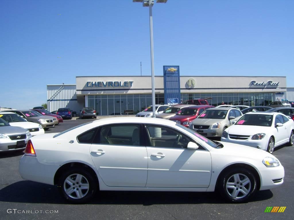 2008 Impala LS - White / Neutral Beige photo #6