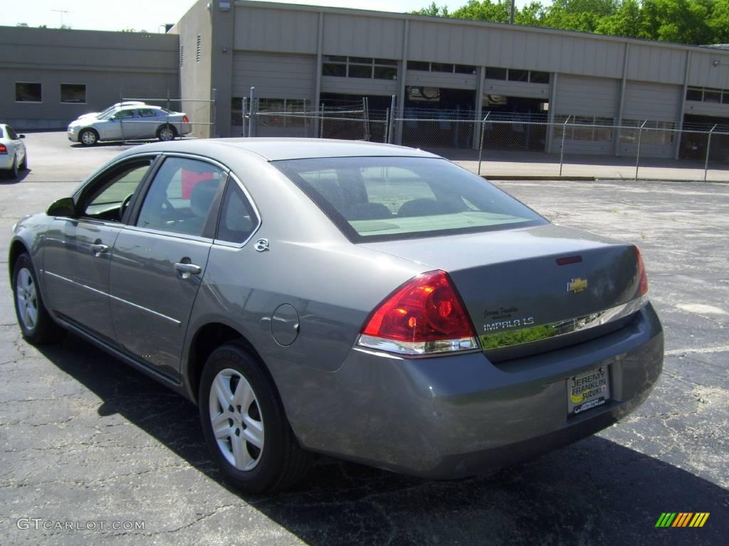 2008 Impala LS - Dark Silver Metallic / Gray photo #3