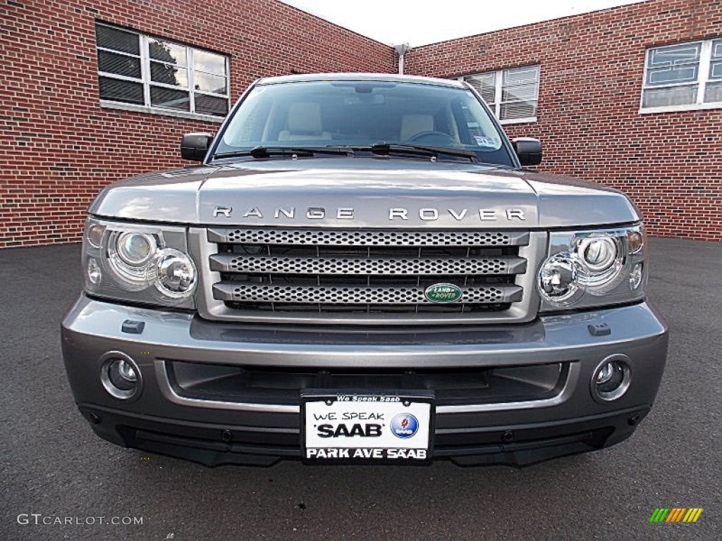 2007 Range Rover Sport HSE - Stornoway Grey Metallic / Ivory photo #8