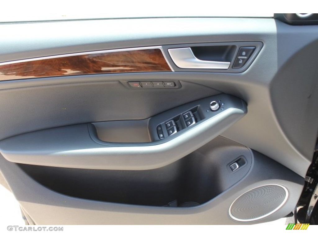 2015 Audi Q5 2.0 TFSI Premium Plus quattro Black Door Panel Photo #95827251