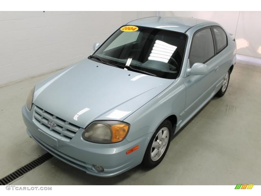 2004 Accent GT Coupe - Silver Mist / Gray photo #1