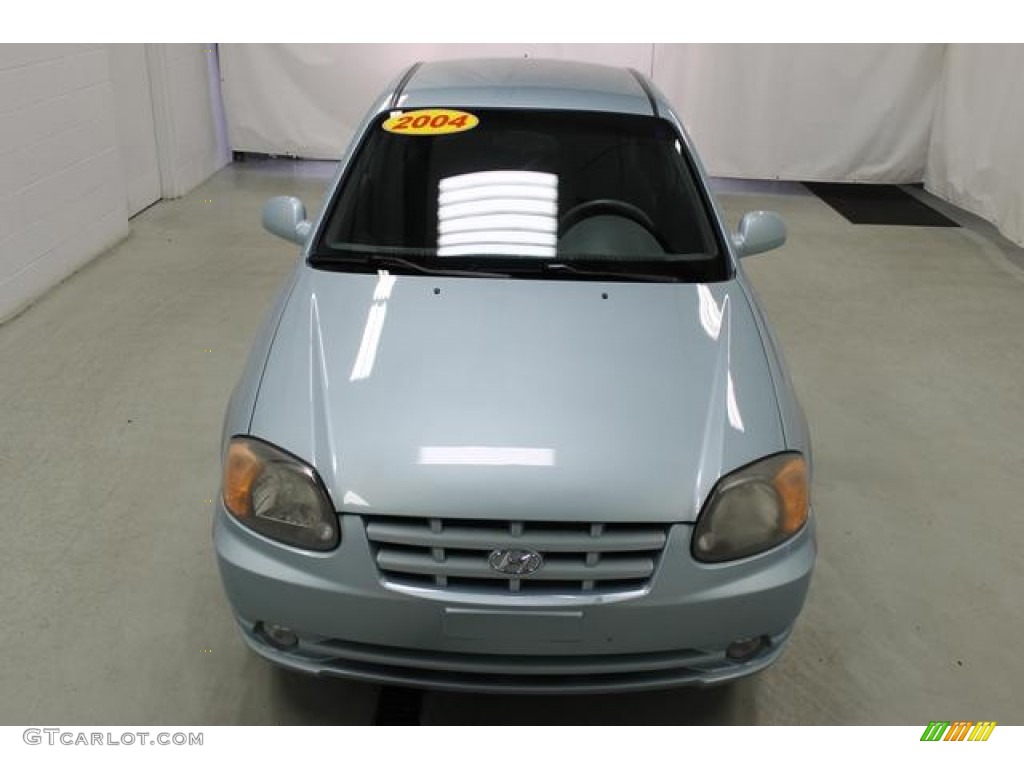 2004 Accent GT Coupe - Silver Mist / Gray photo #3