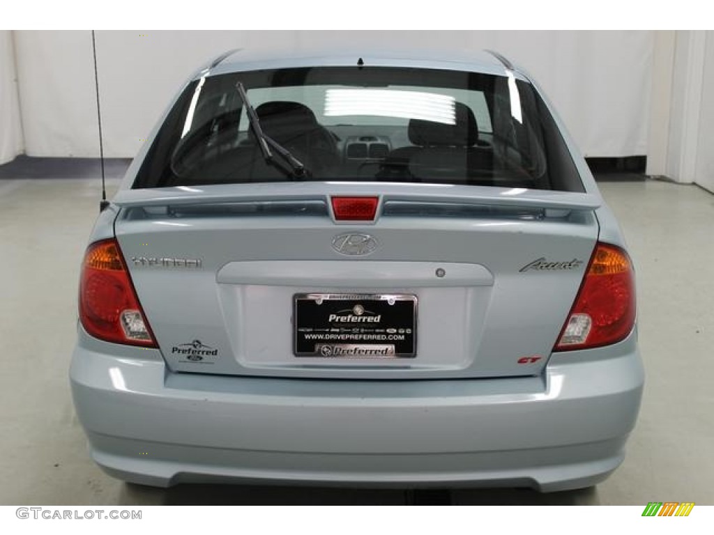2004 Accent GT Coupe - Silver Mist / Gray photo #9