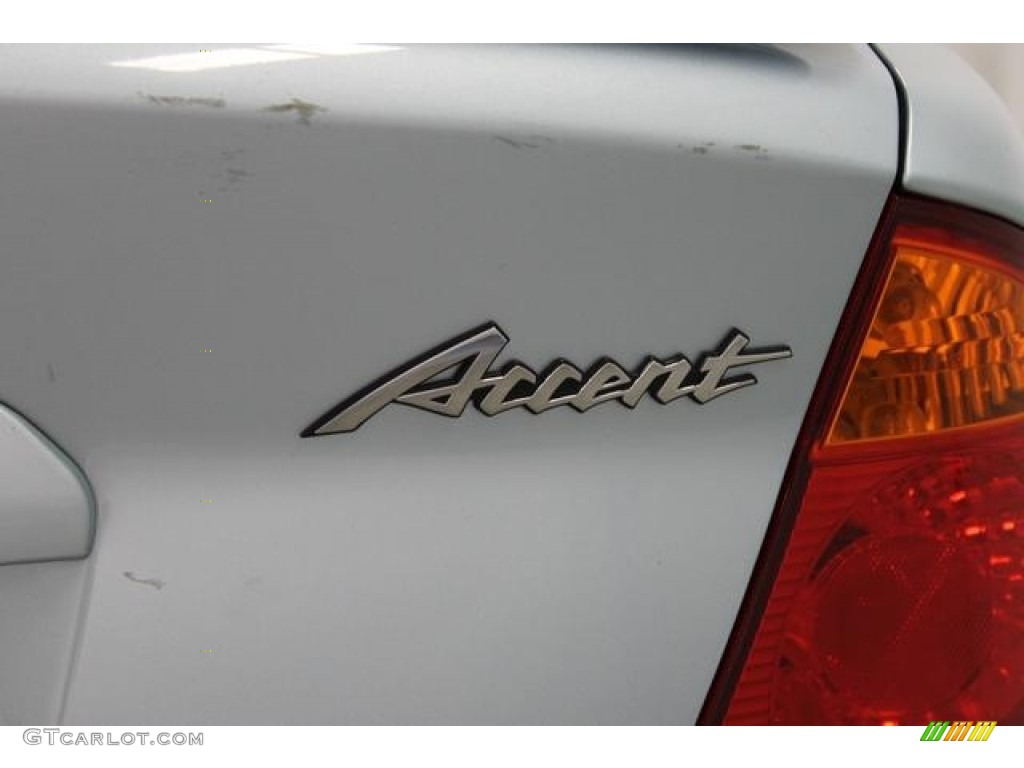 2004 Accent GT Coupe - Silver Mist / Gray photo #11