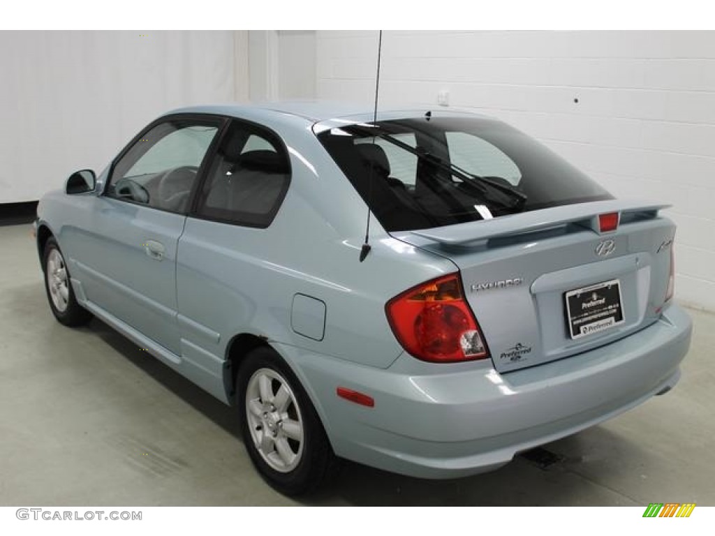 2004 Accent GT Coupe - Silver Mist / Gray photo #14