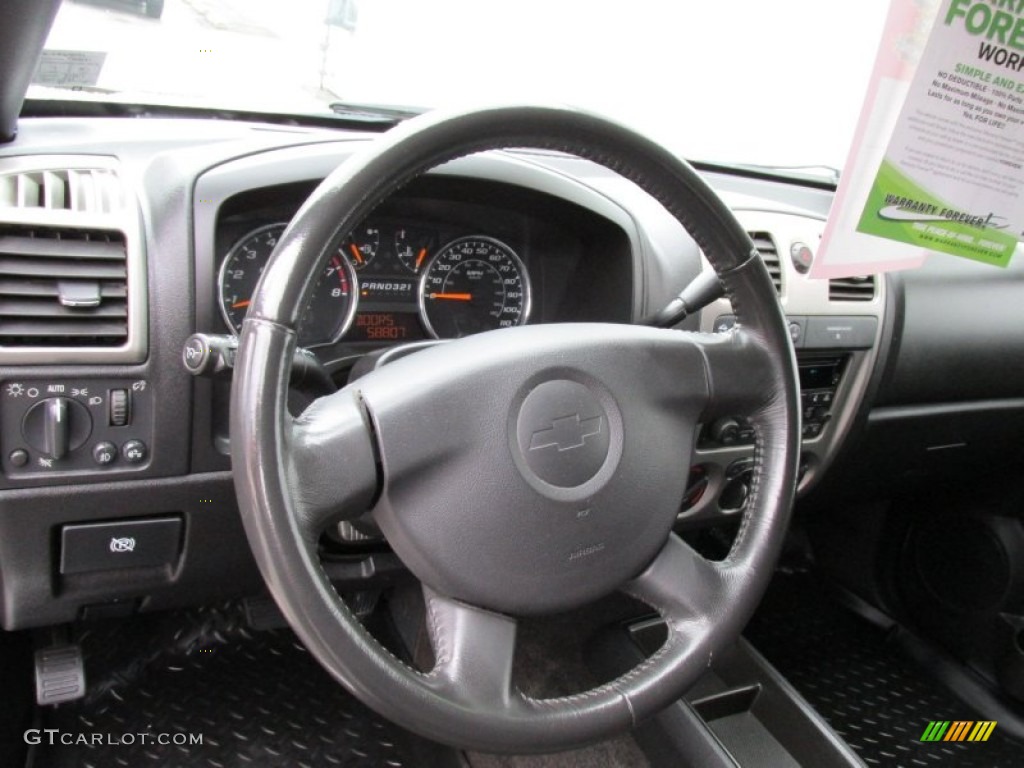 2007 Colorado LT Crew Cab 4x4 - Silver Birch Metallic / Very Dark Pewter photo #15