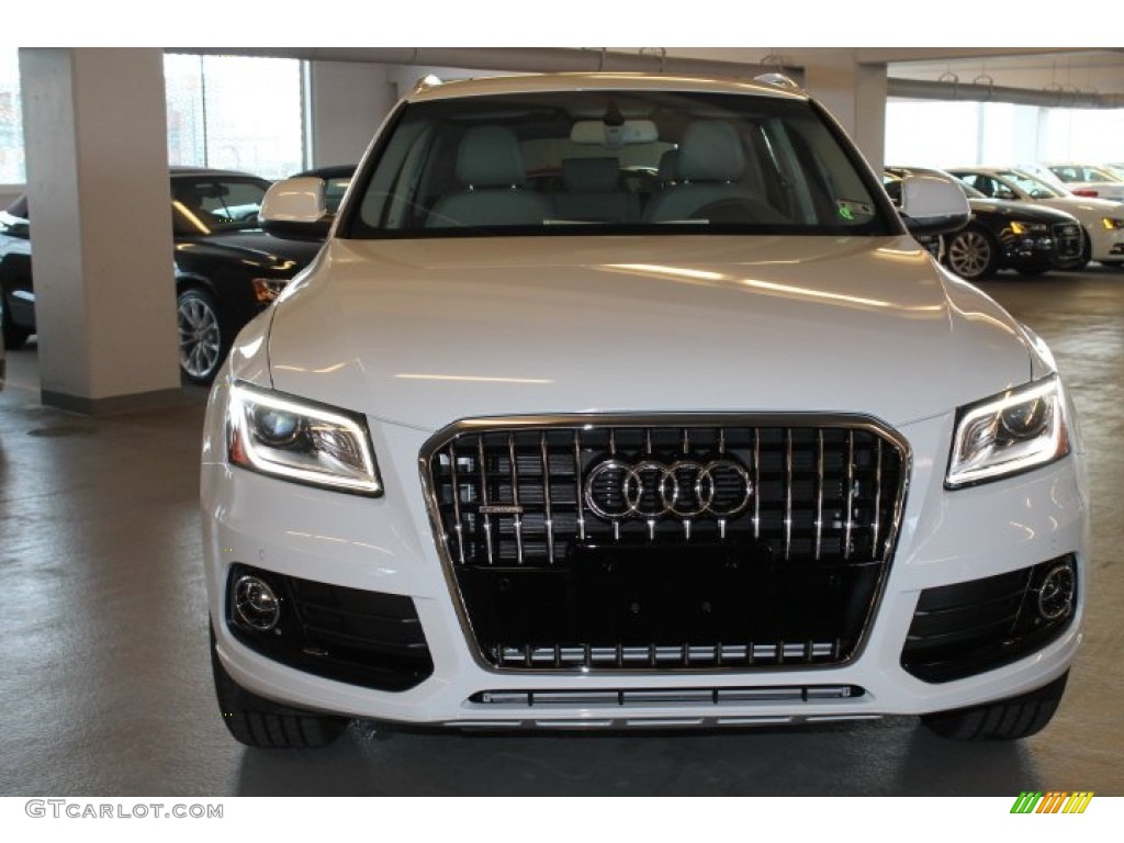 2015 Q5 2.0 TFSI Premium Plus quattro - Ibis White / Titanium Gray photo #2