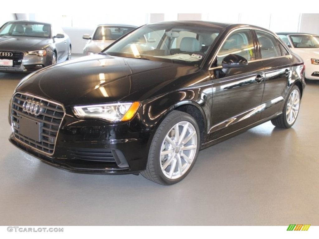 Mythos Black Metallic 2015 Audi A3 1.8 Premium Plus Exterior Photo #95829276