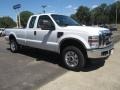 2008 Oxford White Ford F350 Super Duty XLT SuperCab 4x4  photo #2